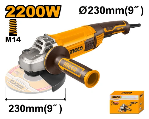 AMOLADORA DE 9" 2200W