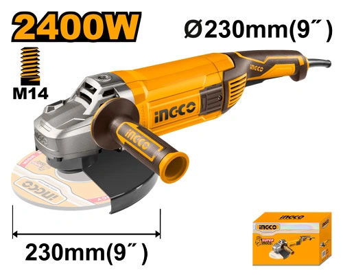 AMOLADORA ANGULAR 9" 2400W 230MM - 6300RPM