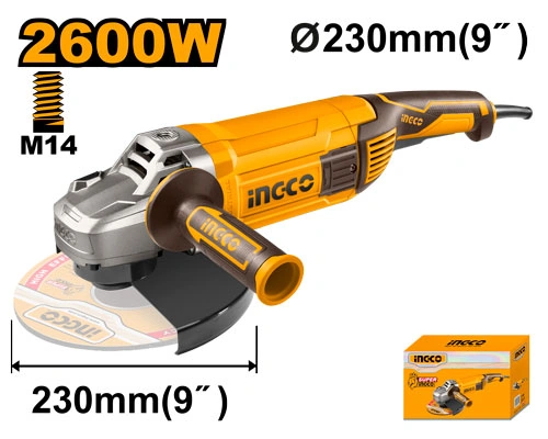 AMOLADORA ANGULAR DE 9" 2600W