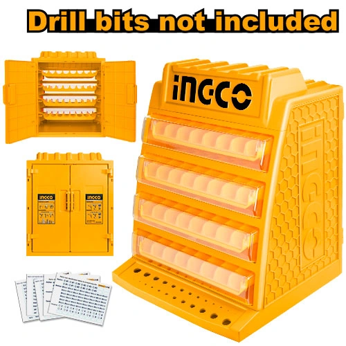 EXHIBIDOR DE BROCAS 260PZS 340X320X43 0MM INGCO