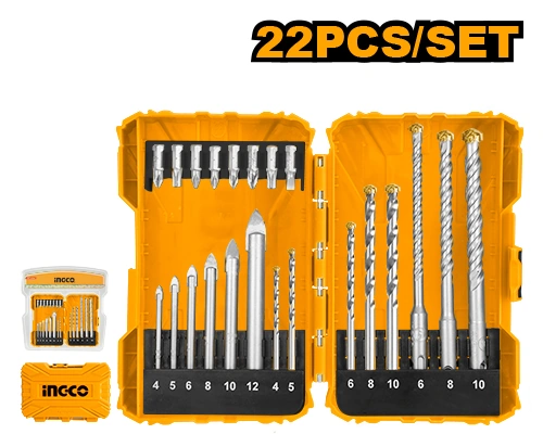 JUEGO DE BROCAS Y DESTORNILLADORES DE 22 PCS