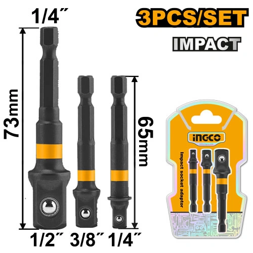 ADAPTADOR DADOS ENCASTRE 1/4 MAGNETICO 1/4", 3/8", 1/2"
