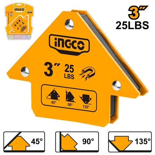 ESCUADRA MAGNETICA 3" 25 LBS