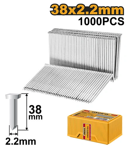 CLAVO PARA CONCRETO 38MM CAJA X 1000 PARA CLAVADORA DE CEMENTO