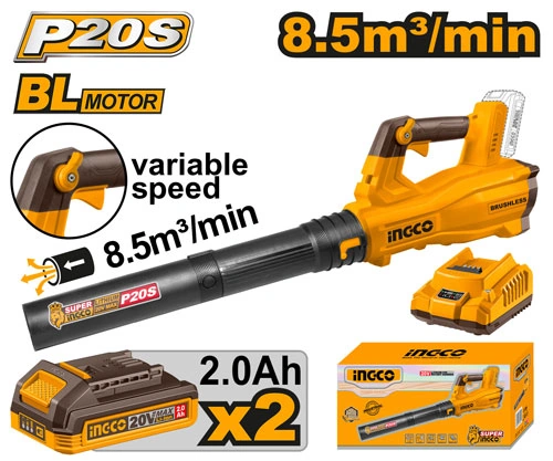 SOPLADORA BRUSHLESS A BATERÍA 8,5m3/min