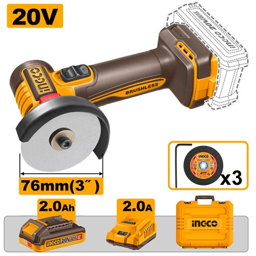 MINI HERRAMIENTA DE CORTE INALÁMBRICO DE 3" Y 20V
