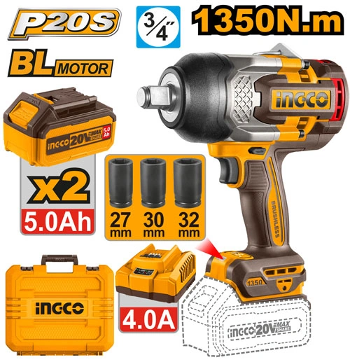 LLAVE DE IMPACTO 3/4" 1350NM