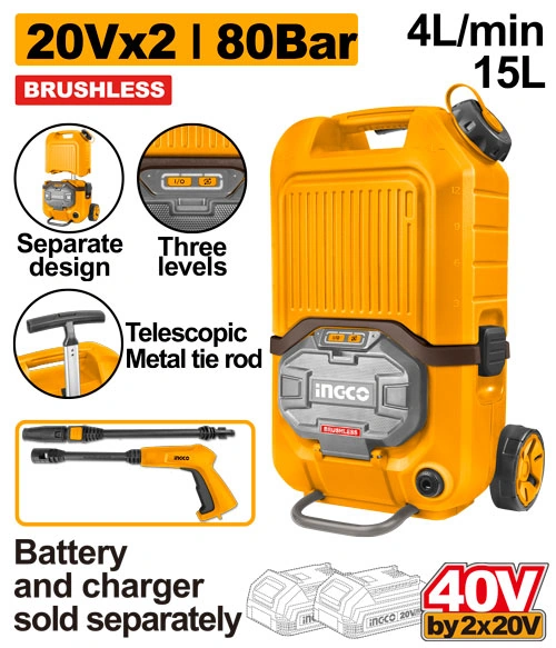 HIDROLAVADORA INALÁMBRICA 40V