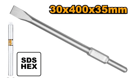 CINCEL PLANO HEXAGONAL PARA DEMOLEDOR DE 1700W