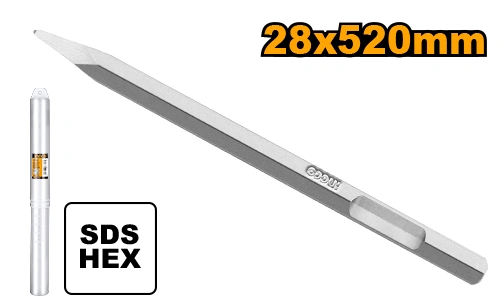 CINCEL HEXAGONAL PUNTA PARA DEMOLEDOR DE 2200W