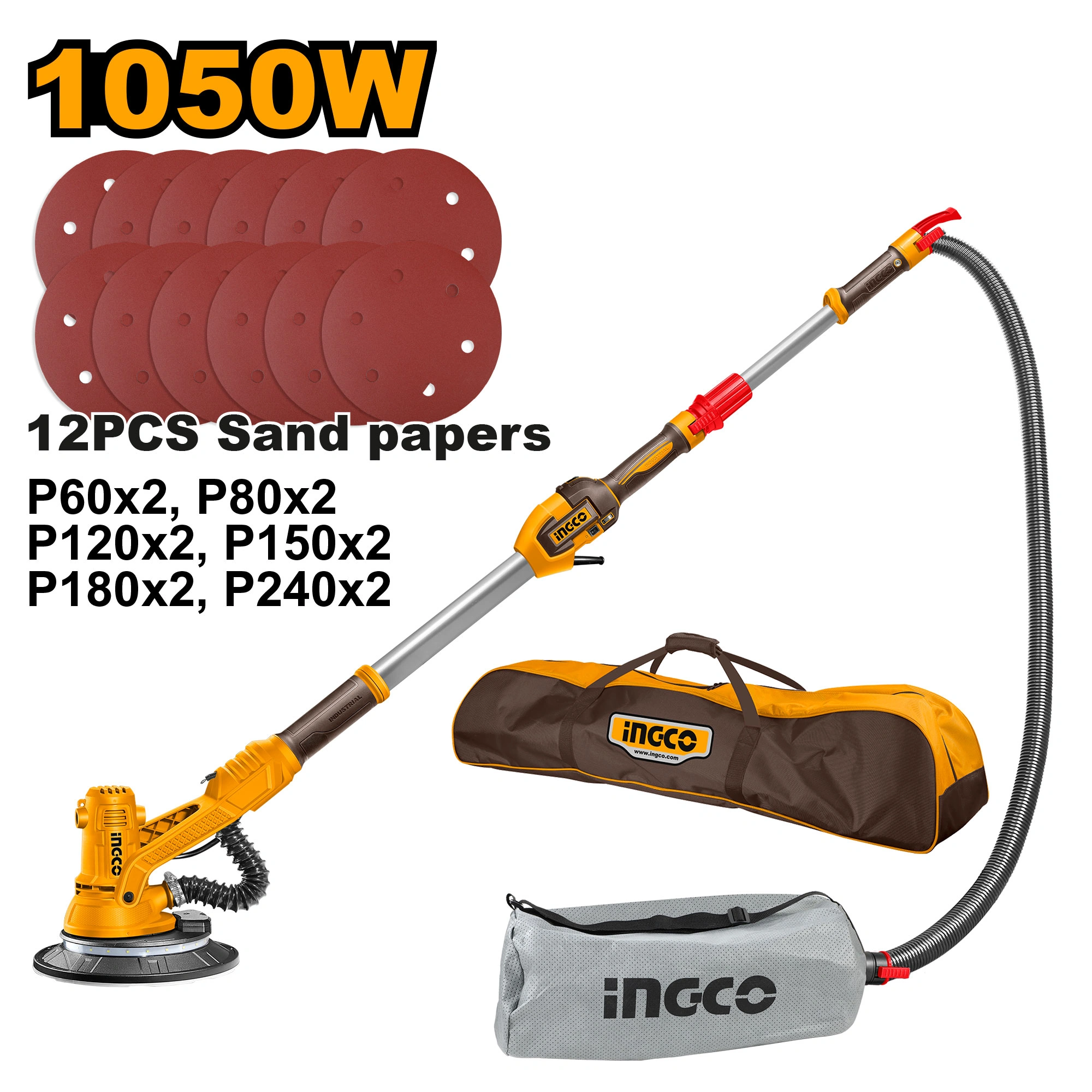 LIJADORA LARGA DE
PARED 1050W LIVIANA+ 12
LIJAS