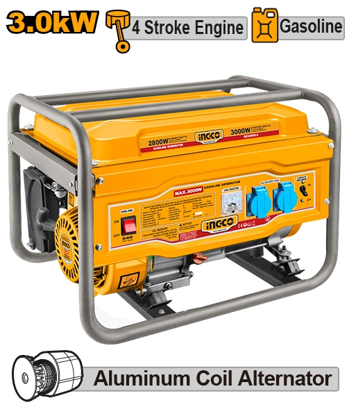 GENERADOR A GASOLINA 3.0KW 4 TIEMPOS