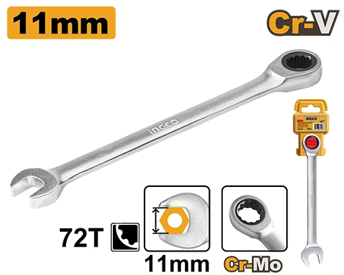 LLAVE MIXTA CON RACHET 11 MM