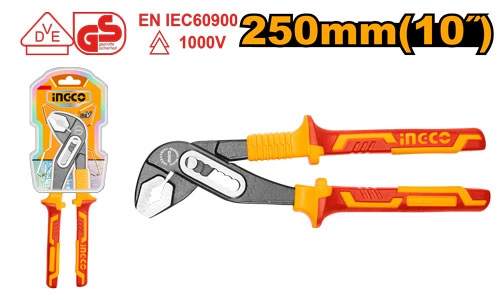 ALICATE PICO DE LORO INDUSTRIAL AISLADO VDE 250MM/10" INGCO