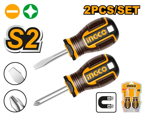DESTORNILLADORES 2 PCS SL6.5X6X38MM, PH2X6X38MM