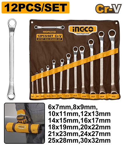 SET DE LLAVES CORONA-CORONA 6-32MM 12PZAS