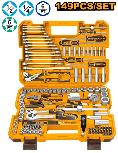 JUEGO DE HERRAMIENTA COMBINADAS DE 149 PIEZAS