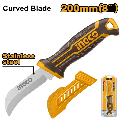 CUCHILLO CURVO PELA CABLE