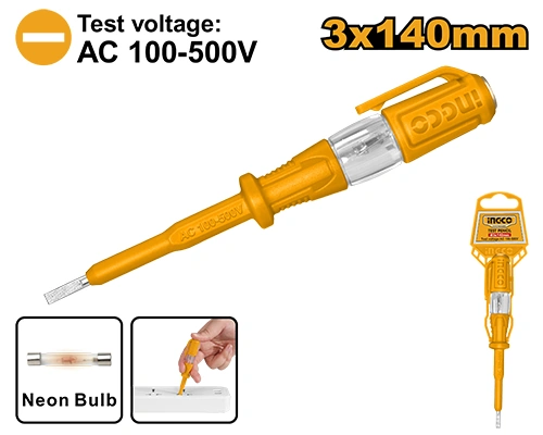 DESTORNILLADOR DETECTOR DE VOLTAJE 3 X 140MM