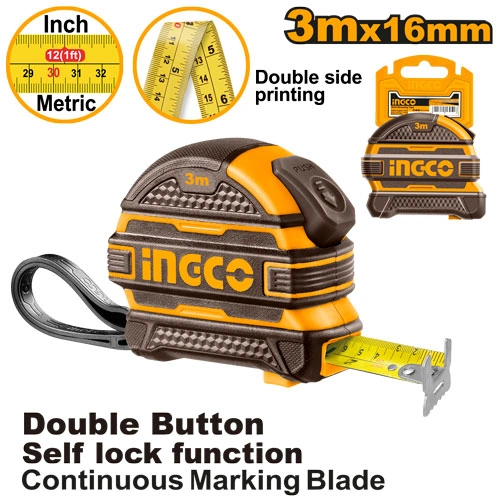 CINTA METRICA 3X16MM PESADO DOBLE VISTA