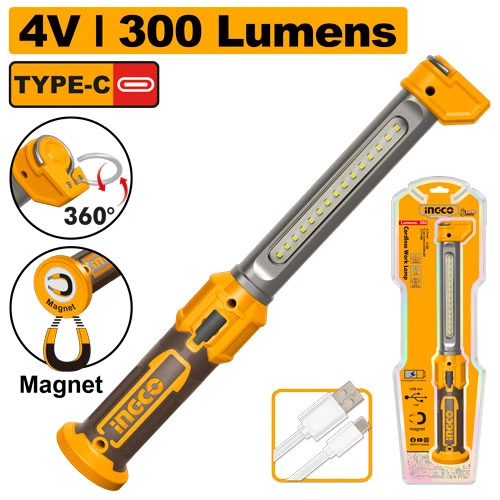 LINTERNA LED PORTÁTIL 300 LUMENS