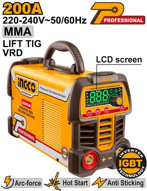 MÁQUINA DE
SOLDAR 200AH PANTALLA LCD