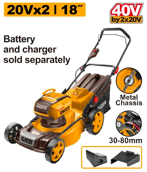 CORTACÉSPED INALÁMBRICO 40V DE 18"
