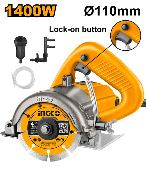 SIERRA CORTADORA CERAMICA ELECTRICA INGCO 1400W 11000 RPM