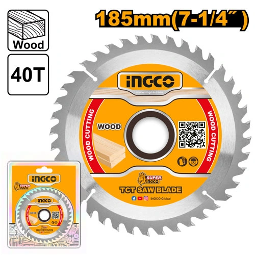 DISCO DE MADERA PARA SIERRA CIRCULAR 7 1/4" X 40T