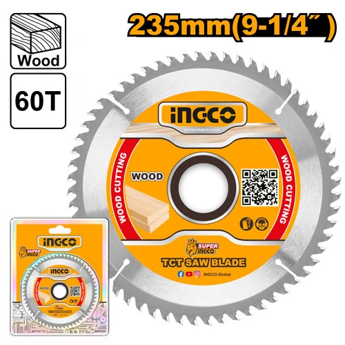 DISCO DE MADERA PARA SIERRA CIRCULAR 9 1/4" X 60T
