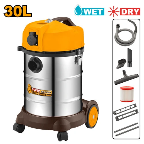 ASPIRADORA SECO HUMEDO 30L 1400W INGCO