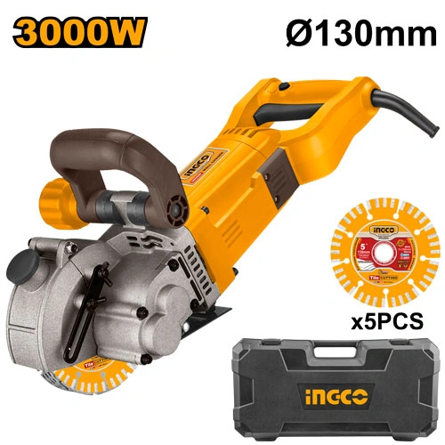 ACANALADORA INDUSTRIAL 3000W + 5 DISCOS